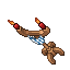 Blue Wooden Candelabra