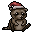 Raccoon Santa