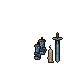 Knightly Sword Lamp (Lit)