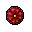 Round Red Pillow