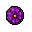 Round Purple Pillow