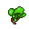 Green 25 Years Balloon