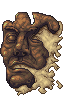 Half-Buried Face