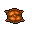 Small Orange Pillow