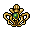 Gemmed Lotus Brooch