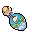 Crystal Flask with Blessed Blue Lava