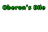 Oberon's Bile